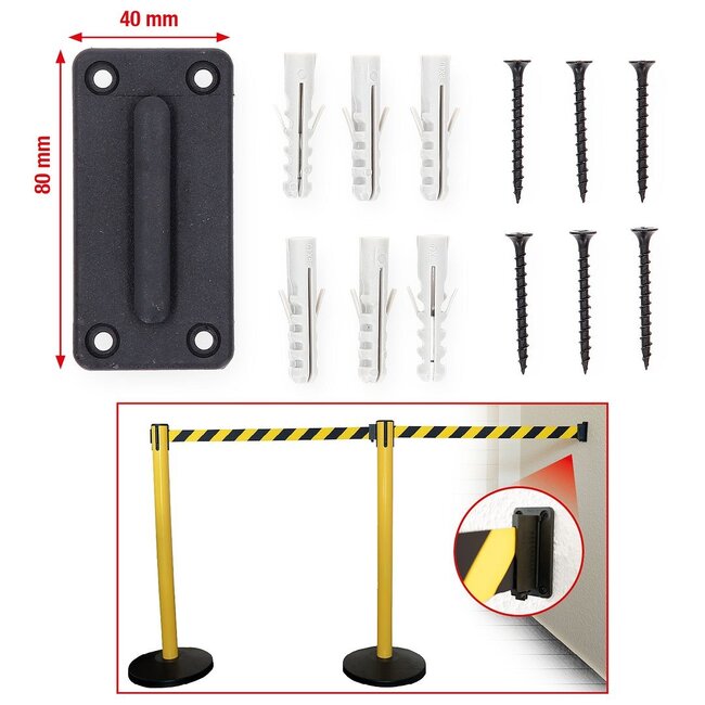 KS Tools Wandhouder voor afzetlint - 117.1556