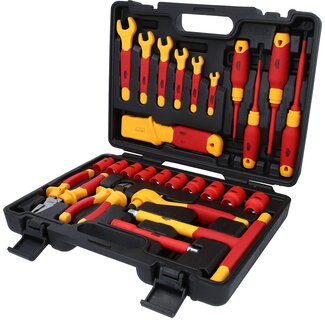 KS Tools Insulated tool set for hybrid and electric vehicles, 26 pcs