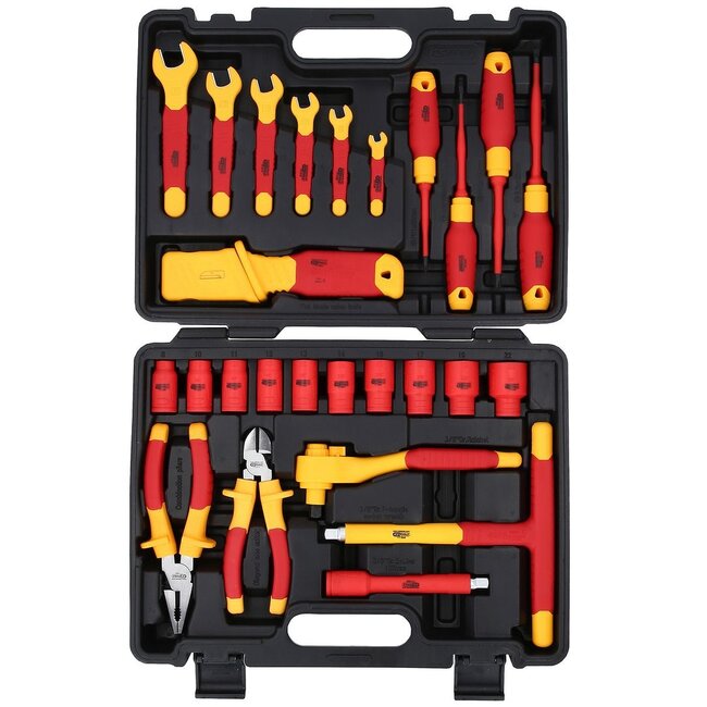 KS Tools Set d'outils isolés pour véhicules électriques et hybrides, 26 pcs - 117.1895