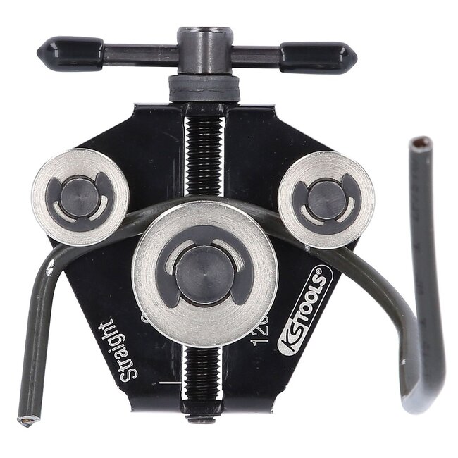 KS Tools Outil de dressage / cintrage pour circuits de frein, 4,75 mm (3/16") + 6,35 mm (1/4") - 120.1004