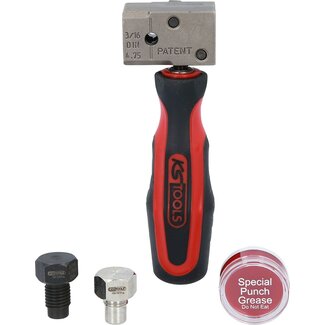KS Tools FLAREFIXeco 4,75 mm universeel remleiding-felsapparaatset - 4 - delig