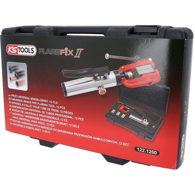 KS Tools Universal brake flaring tool set, 11 pcsFlarefix II - 122.1260