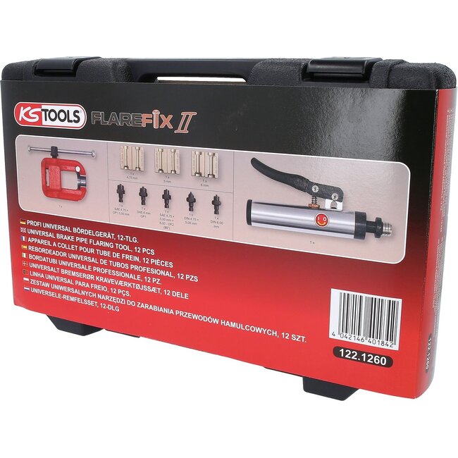 KS Tools Universal-Bördelgerät-Satz, 11-tlgFlarefix II - 122.1260