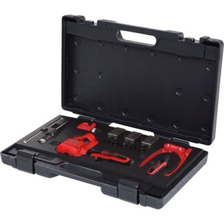 KS Tools Appareil à collets pour conduites de frein avec vérin hydraulique FLAREFIX 1, 16 pcs