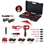 KS Tools FLAREFIX 1 universal brake pipe flaring tool set with hydraulic spindle, 16 pcs - 122.1290