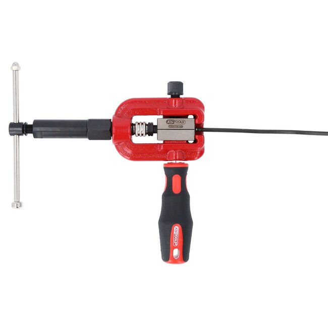 KS Tools FLAREFIX 1 universal brake pipe flaring tool set with hydraulic spindle, 16 pcs - 122.1290