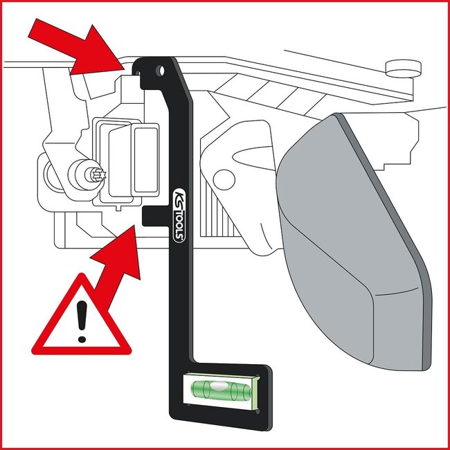 KS Tools Afstelgereedschap voor parkeerhulpcamera voor Volvo - 140.2153