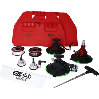 KS Tools Universal windshield removal device, 13 pcs