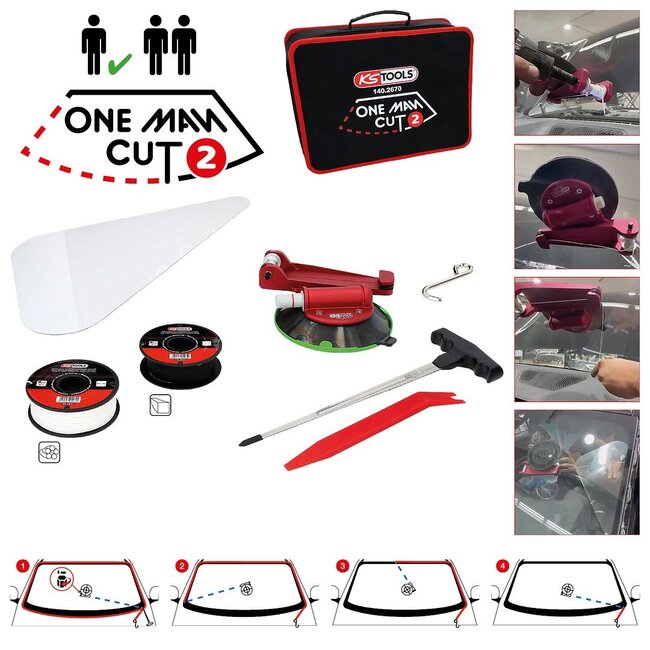 KS Tools Universal windshield removal device - 140.2670