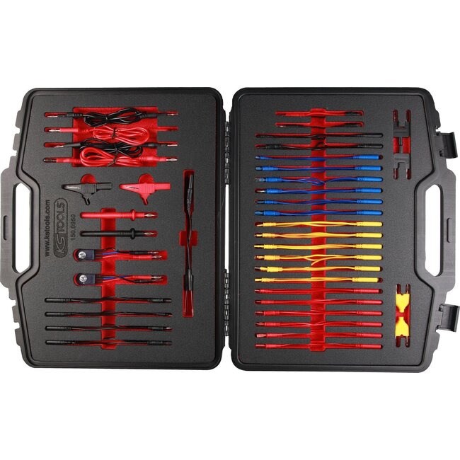 KS Tools 12/24V Master Diagnose Prüf- und Mess-Kabel-Satz, 92-tlg - 150.0950