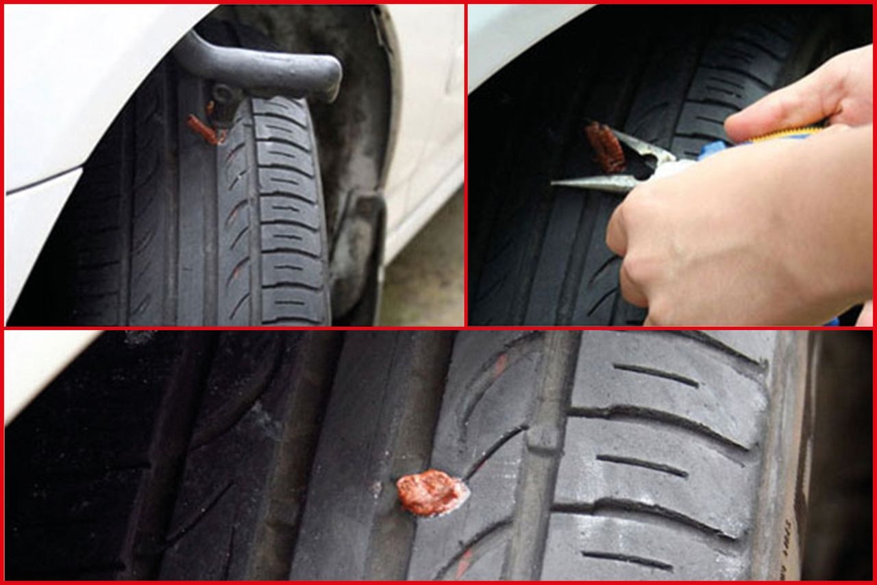 KS Tools Bandvulkaniseerset voor motorvoertuigen - 5 - delig - 100 mm draden - 150.1070, foto 5 van 6