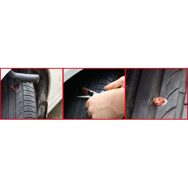 KS Tools Reifenvulkanisier-Satz für KFZ, 5-tlg, 100 mm Fäden - 150.1070