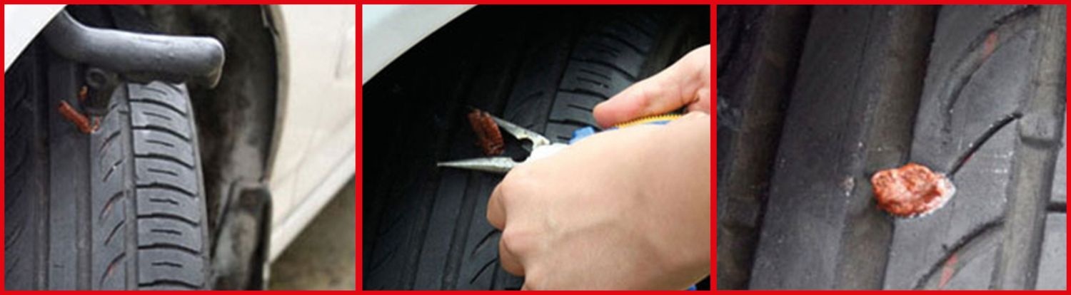 KS Tools Bandvulkaniseerset voor motorvoertuigen - 5 - delig - 100 mm draden - 150.1070, foto 6 van 6