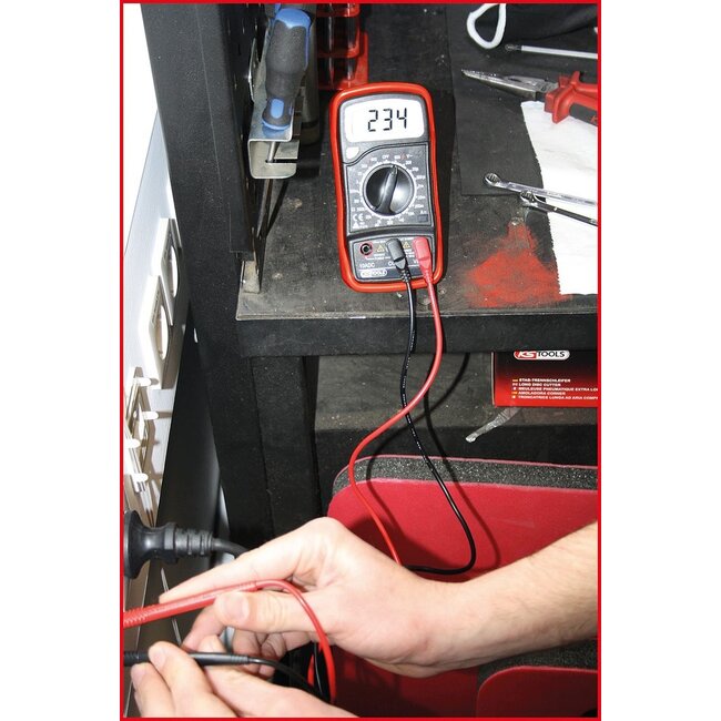 KS Tools Digital Multimeter inkl. Prüfspitzen - 150.1495