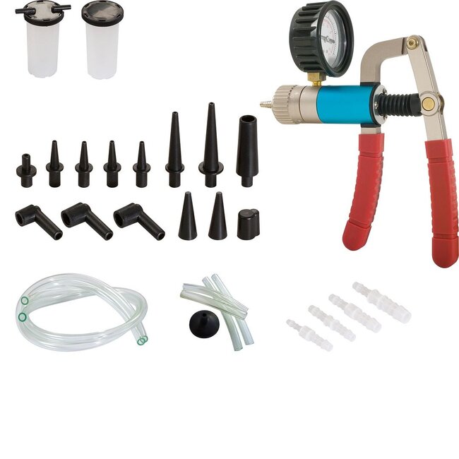 KS Tools Pressure and vacuum pump set, 7 pcs - 150.1900