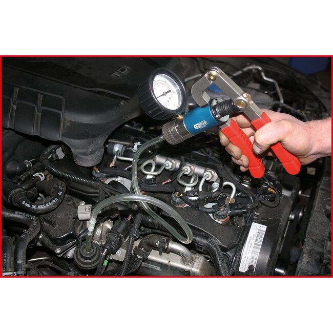 KS Tools Pressure and vacuum pump set, 7 pcs - 150.1900