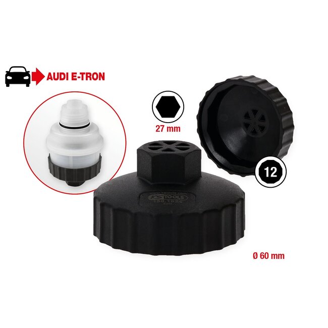 KS Tools Special socket spanner for removing the coolant tank for Audi - 150.1924