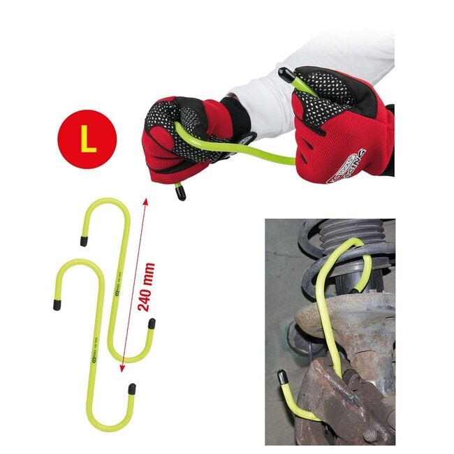 KS Tools Universal Hook Set, adaptable, 2 pcs - 150.1935