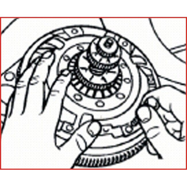 KS Tools Set centreergereedschappen voor koppelingen Ø 15,0 - 28,0 mm - 150.2180