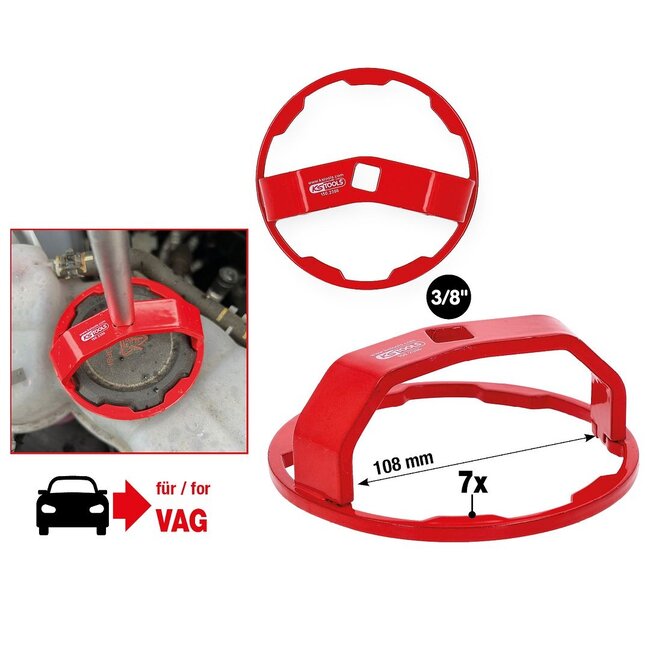 KS Tools 3/8" Cooler lid removal tool for VAG - 150.2386