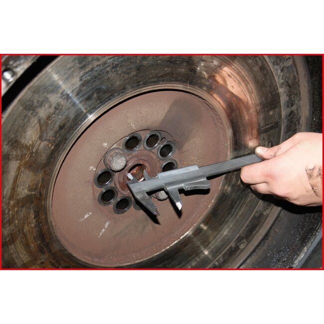 KS Tools Set universele centreerdoorns voor koppelingen voor bedrijfswagens - 6 - delig - 150.2450