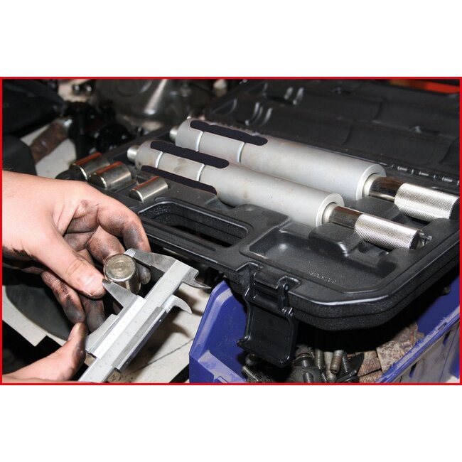 KS Tools Universal commercial vehicle clutch aligner tool set, 6 pcs - 150.2450