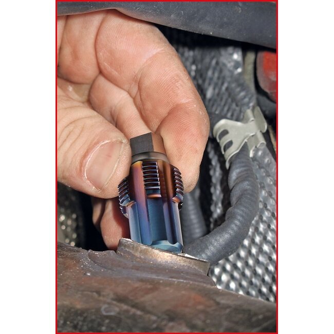 KS Tools Schroefdraadtapset met geleidepen voor sensoren - 2 - delig - 150.2540