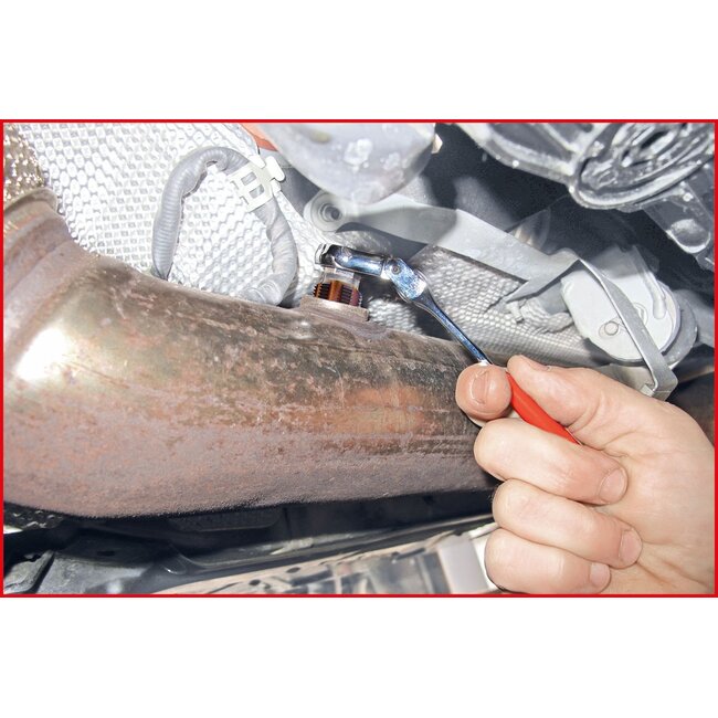 KS Tools Schroefdraadtapset met geleidepen voor sensoren - 2 - delig - 150.2540