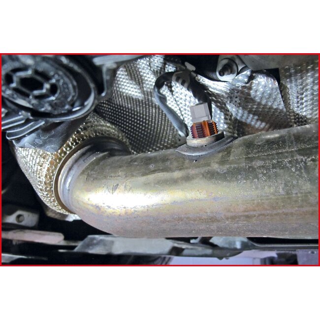 KS Tools Jeu de tarauds avec boulon de guidage pour capteurs, 2 pcs - 150.2540