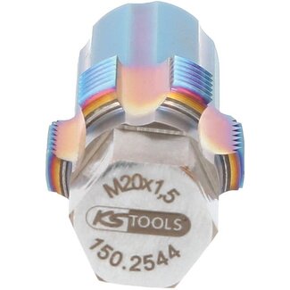 KS Tools Taraud avec boulon de guidage pour capteurs NOX, M20x1,5