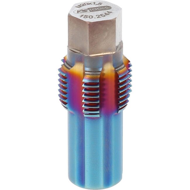 KS Tools Gewindeschneider mit Führungsbolzen für NOX-Sensoren, M20x1,5 - 150.2544