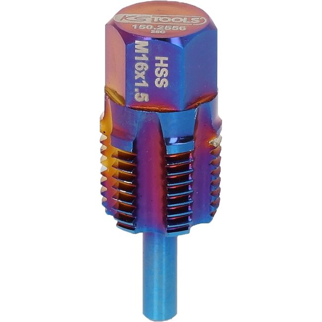 KS Tools Schroefdraadtap met geleidepen voor temperatuursensoren - M16 x 1,5 - 150.2556