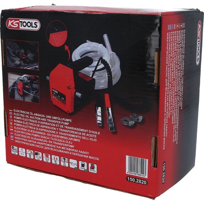 KS Tools Elektrische Öl-Absaug- und Umfüllpumpe - 150.2820