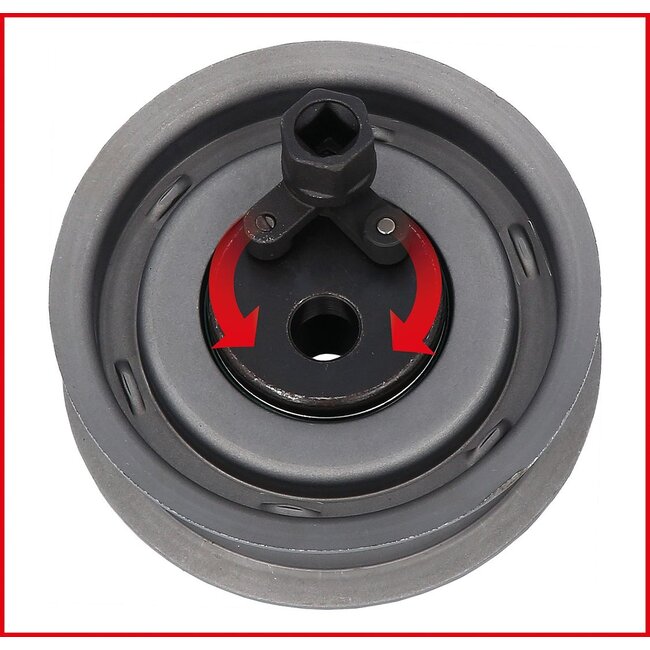 KS Tools 1/4” universal pin wrench for timing belt tensioning pulley, adjustable - 150.3046