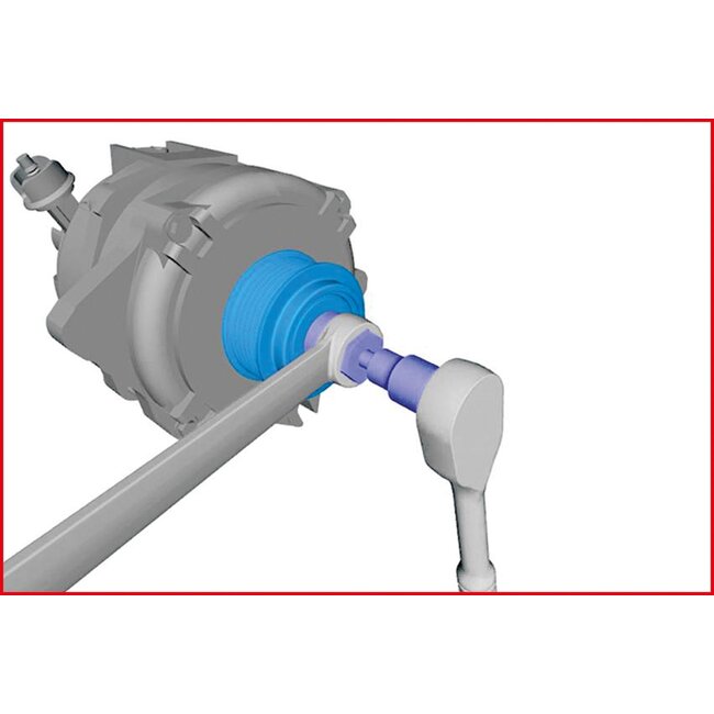 KS Tools Lichtmaschinen-Kombischlüssel-Satz, 2-tlg - 150.3270