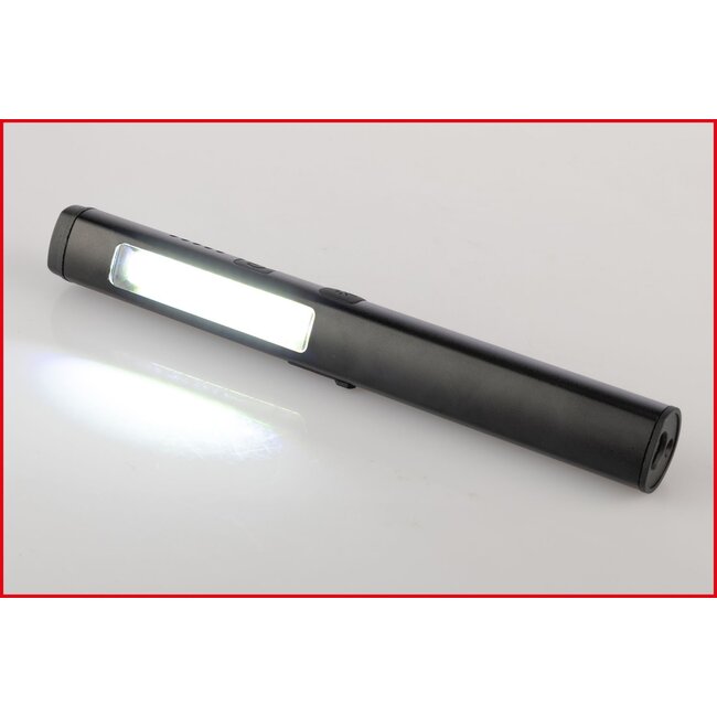KS Tools LED COB Stripe Inspektionslampe 350 Lumen mit UV-Spot LED und Laserpointer - 150.4400