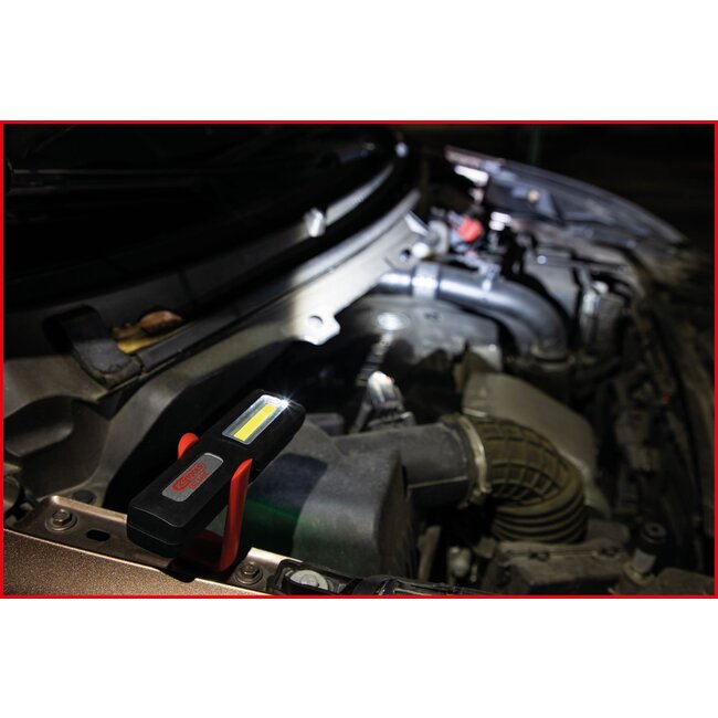 KS Tools Mobiele werkplaatslamp - knikbaar - 3 Watt COB LED - 150.4495