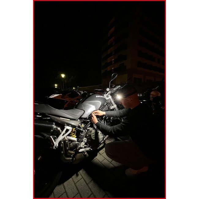 KS Tools Lampe frontale d’extérieur 270° avec détecteur de mouvement - 150.4520