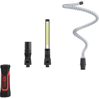 KS Tools Jeu de lampes de chantier Quick-Lock eQi UltimateBEAM, 4 pcs