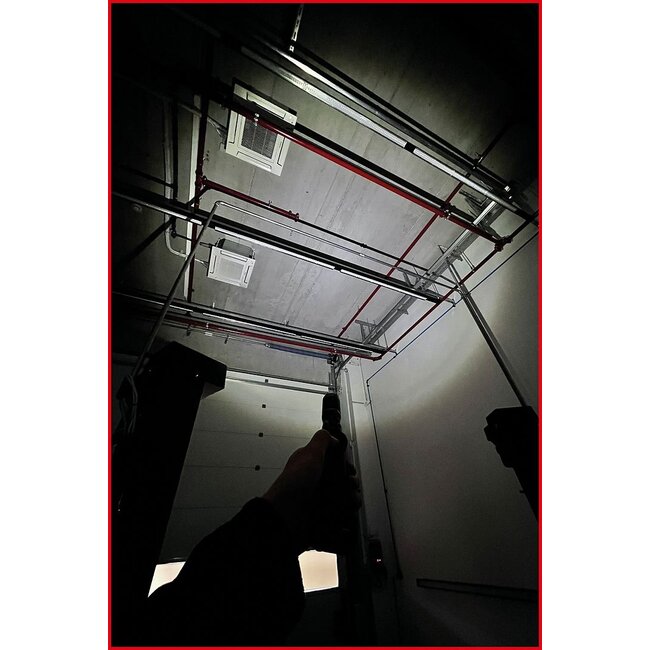 KS Tools Jeu de lampes de chantier Quick-Lock eQi UltimateBEAM, 4 pcs - 150.4600