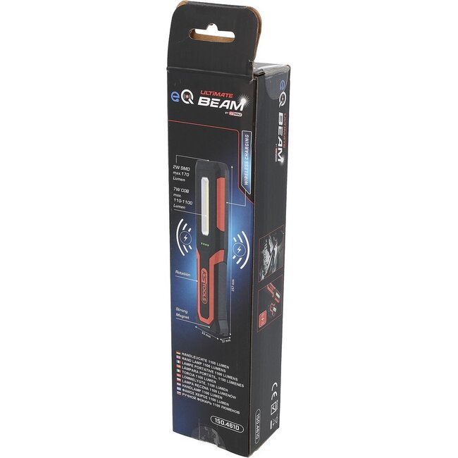 KS Tools eQi UltimateBEAM hand lamp 1100 lumens - 150.4610