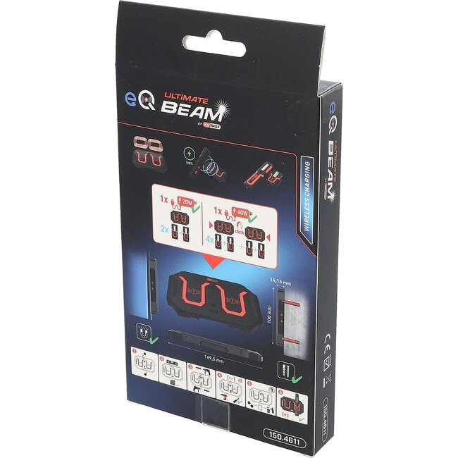 KS Tools eQiUltimateBEAM Ladepad mit zwei Ladepunkten - 150.4611