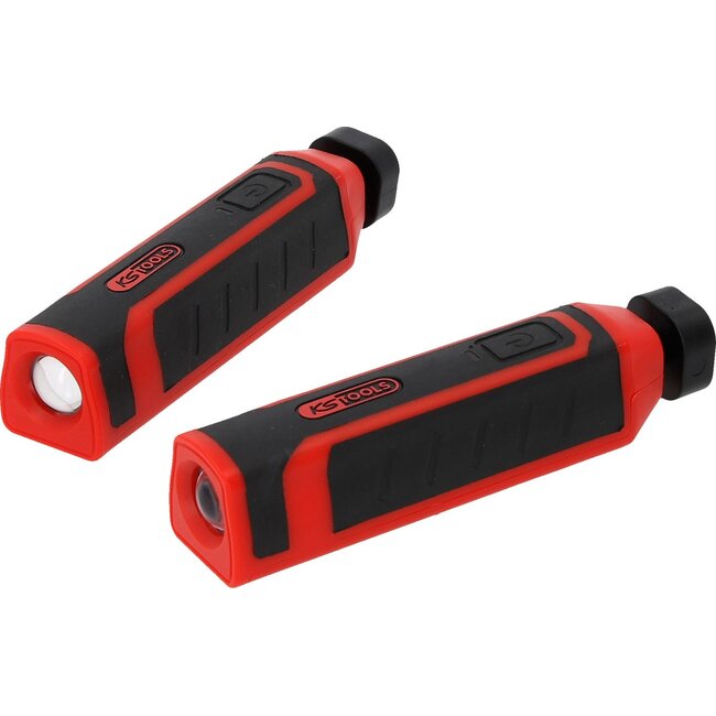 KS Tools eQi UltimateBEAM 2in1 Nackenleuchte mit zwei abnehmbaren Arbeitsleuchten je 180 Lumen - 150.4630