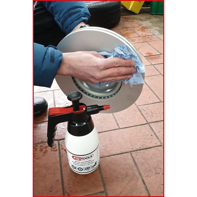 KS Tools Pompspuitfles voor remmenreiniger - 1 l - 150.8258