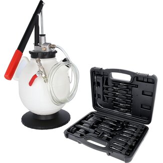 KS Tools Universal transmission oil filling system set incl. 23 pcs adapter set