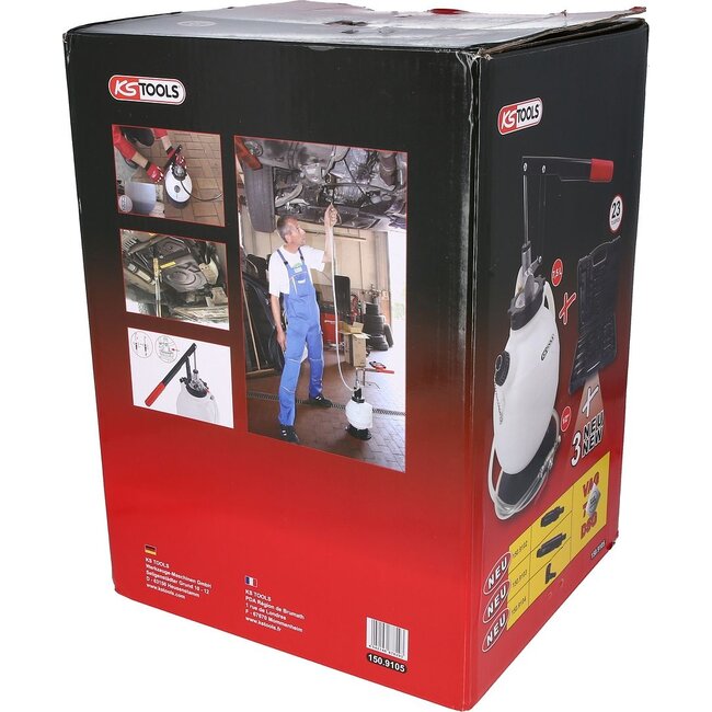 KS Tools Universal transmission oil filling system set incl. 23 pcs adapter set - 150.9105