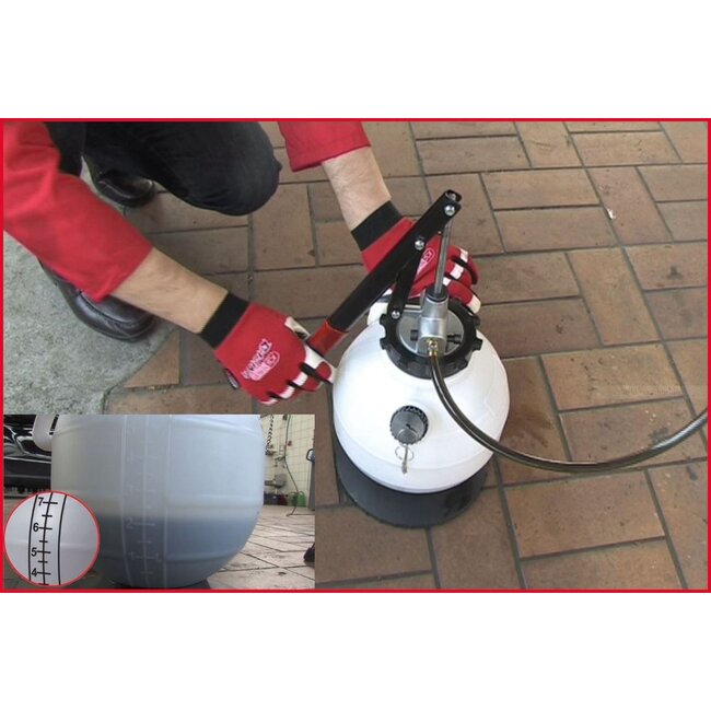 KS Tools Universal Getriebeöl-Füllsystem-Satz mit 23-tlg Adaptersatz - 150.9105