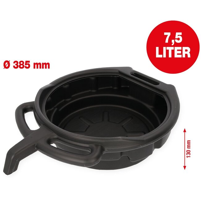 KS Tools Drain pan 7,5 liter, Ø 385 mm - 150.9359