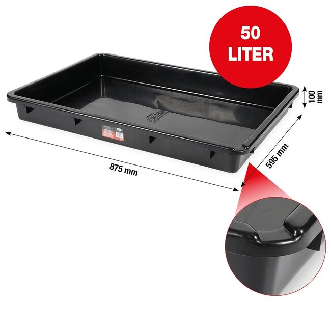 KS Tools Olieopvangbak / universele bak - 50 liter - 150.9592
