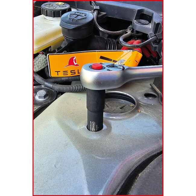 KS Tools Douille 3/8" pour montage de jambe de suspension pour Tesla, magnétique – 150.9597